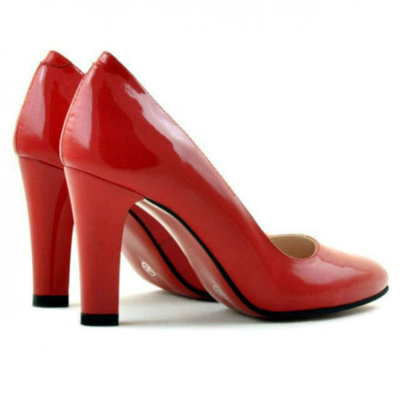 Elegante Damenschuhe 1243 rot Lackleder