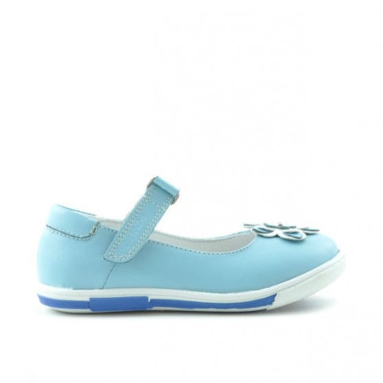 Kleinkinderschuhe 06c blau+weiß Kleinkinderschuhe 06c blau+weiß