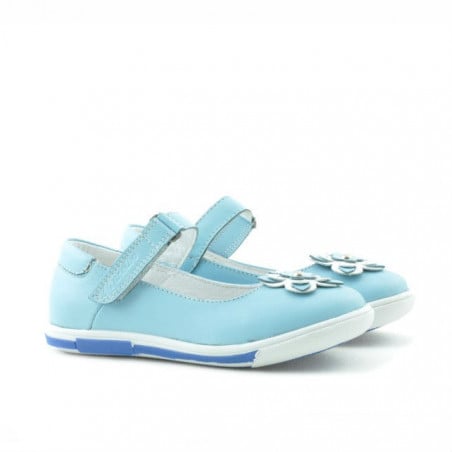 Kleinkinderschuhe 06c blau+weiß