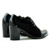 Damen Freizeitschuhe 667 in kombinierter schwarzer Lackoptik