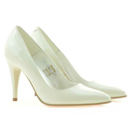 Elegante Damenschuhe 1246 Lack beige01