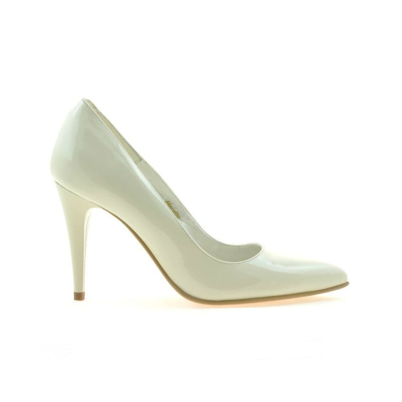 Elegante Damenschuhe 1246 Lack beige01