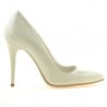 Elegante Damenschuhe 1241 Lack Beige01