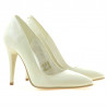 Elegante Damenschuhe 1241 Lack Beige01