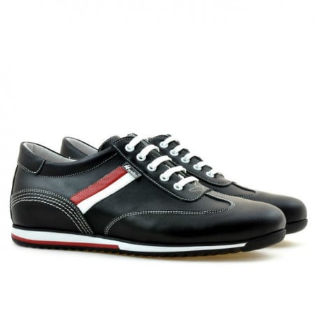 Herren Sportschuhe 807 schwarz+weiß