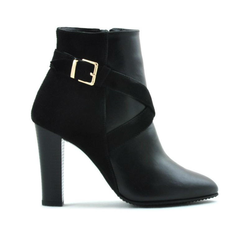Damenstiefel 1161 schwarz kombiniert
