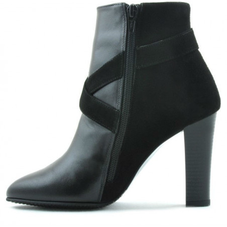 Damenstiefel 1161 schwarz kombiniert