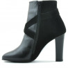 Damenstiefel 1161 schwarz kombiniert