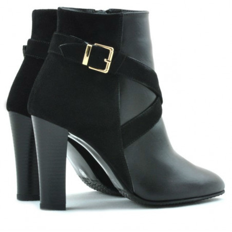 Damenstiefel 1161 schwarz kombiniert