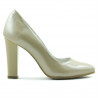 Elegante Damenschuhe 1214 Lack Beige02