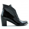 Damenstiefeletten 3299 Lack Schwarz