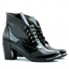 Damenstiefeletten 3299 Lack Schwarz