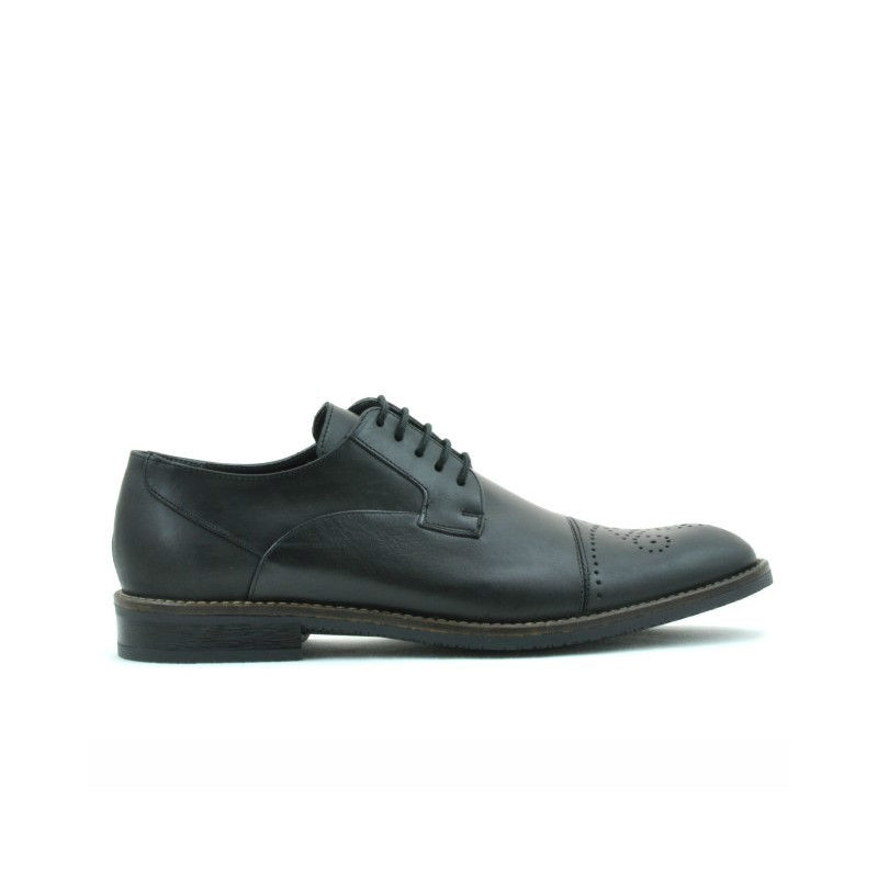 Elegante Herrenschuhe 814 schwarz