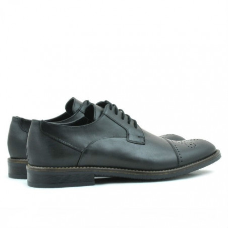 Elegante Herrenschuhe 814 schwarz