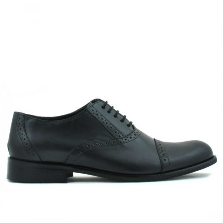 Elegante Herrenschuhe 801 schwarz