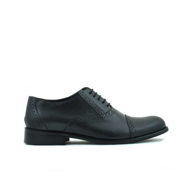 Elegante Herrenschuhe 801 schwarz