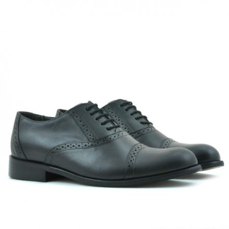 Elegante Herrenschuhe 801 schwarz