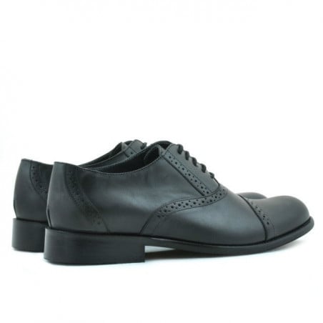 Elegante Herrenschuhe 801 schwarz