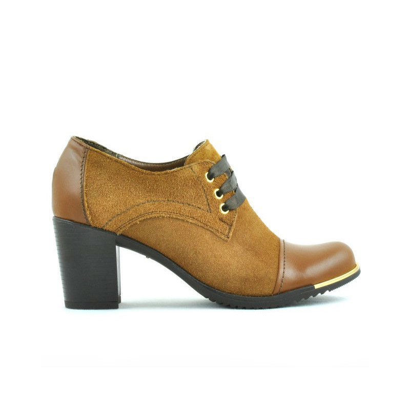 Damen Freizeit-Schuhe 667 braun kombiniert