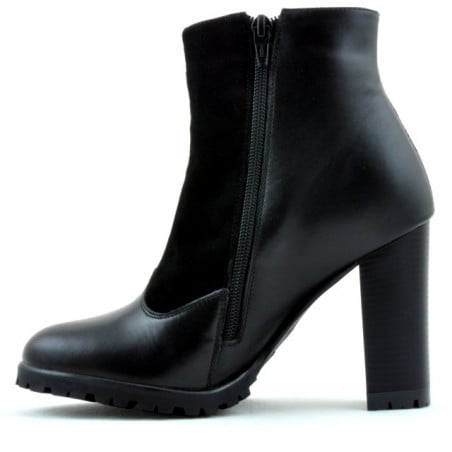 Damenstiefel 1162 schwarz kombiniert
