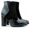 Damenstiefel 1162 schwarz kombiniert
