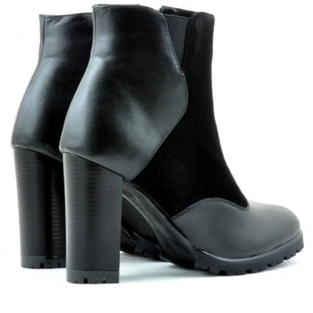 Damenstiefel 1162 schwarz kombiniert