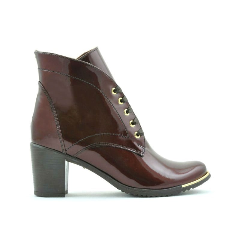 Damenstiefel 3299 Lack Bordeaux