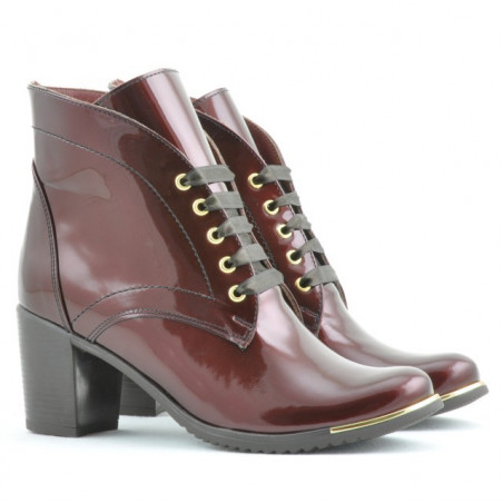 Damenstiefel 3299 Lack Bordeaux
