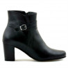 Damenstiefel 1160b schwarz Fell