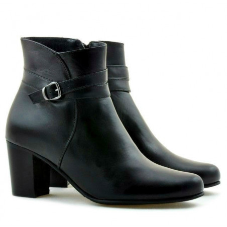 Damenstiefel 1160b schwarz Fell
