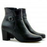 Damenstiefel 1160b schwarz Fell