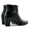 Damenstiefel 1160b schwarz Fell