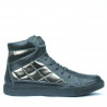 Damenstiefel 3305 schwarz kombiniert