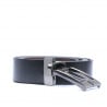 Herrengürtel 08b zweifarbig schwarz+braun