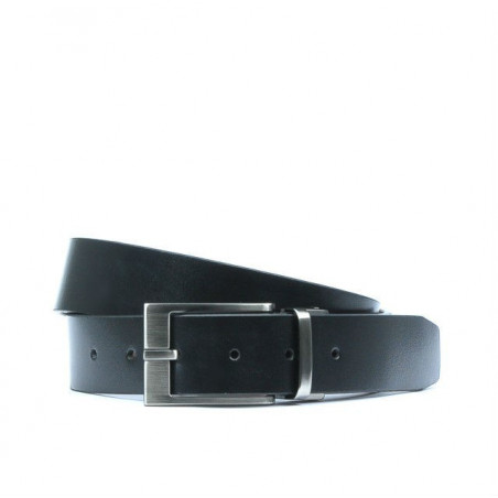 Herrengürtel 08b zweifarbig schwarz+braun