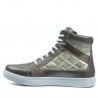 Damenschuhe 3305 kupfer kombiniert