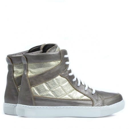 Damenschuhe 3305 kupfer kombiniert