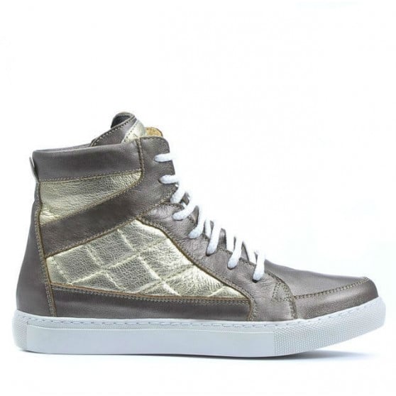 Damenschuhe 3305 kupfer kombiniert