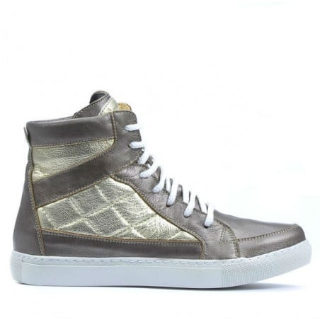 Damenschuhe 3305 kupfer kombiniert