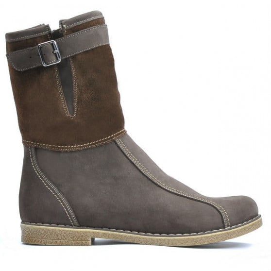 Damenstiefeletten 3249 Tuxon Kaffeekombination Damenstiefeletten 3249 Tuxon Kaffeekombination