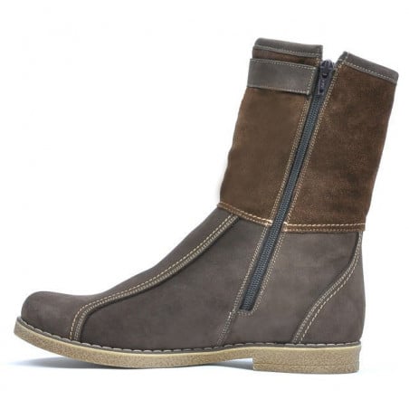 Damenstiefeletten 3249 Tuxon Kaffeekombination