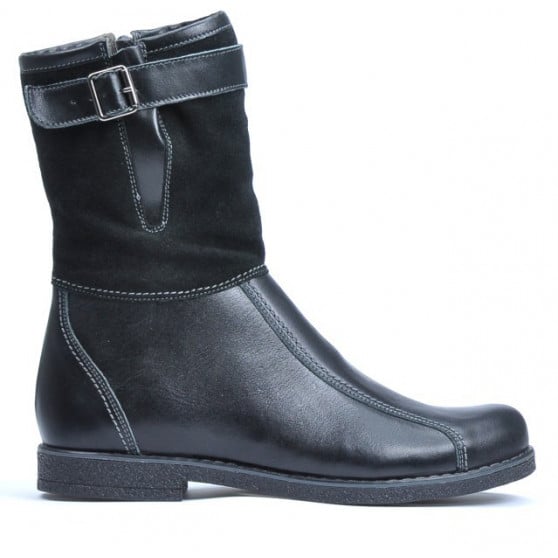 Damenstiefeletten 3249 schwarz kombiniert Damenstiefeletten 3249 schwarz kombiniert