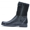 Damenstiefeletten 3249 schwarz kombiniert
