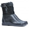 Damenstiefeletten 3249 schwarz kombiniert
