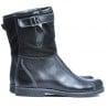 Damenstiefeletten 3249 schwarz kombiniert