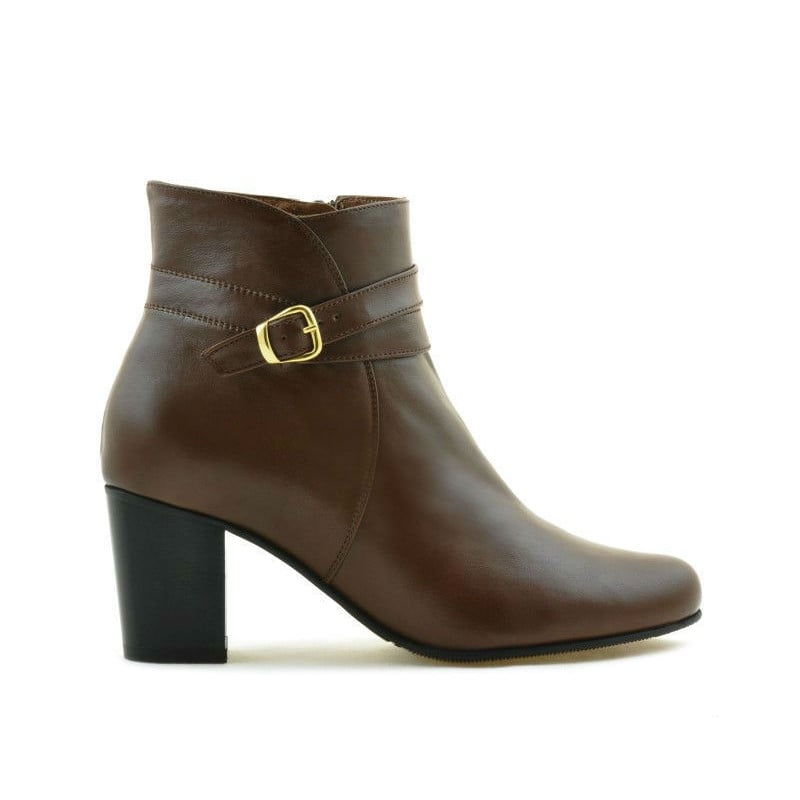 Damenstiefel 1160b braun Fell