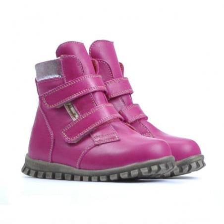 Kleine Kinderstiefel 32c rosa kombiniert