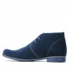 Jugendstiefel 464 indigo Veloursleder