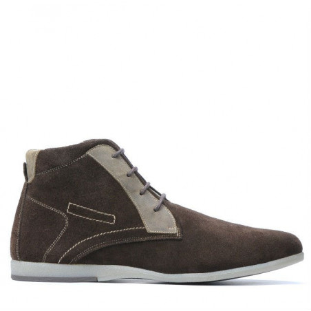 Herrenstiefel 474 Kaffee Velour