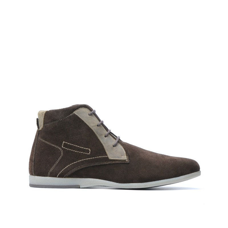 Herrenstiefel 474 Kaffee Velour